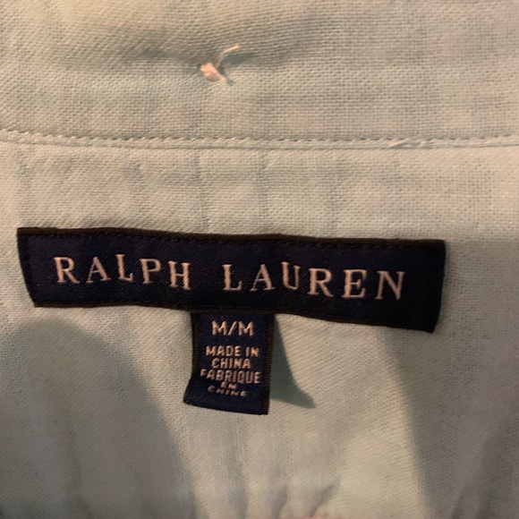 Ralph Lauren Cotton Button-up Shirt Men’s M/M - Picture 5 of 7